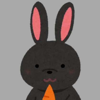 黒うさぎ