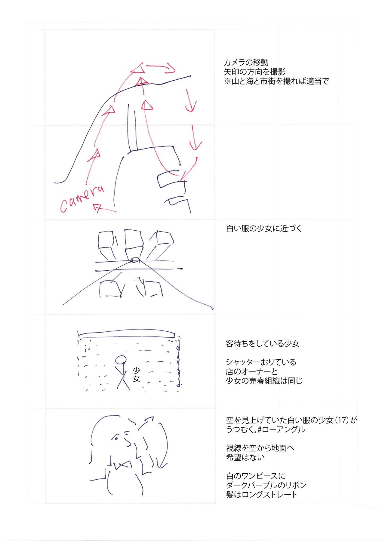 清二 絵コンテ 01 門松一里 Note 清二 絵コンテ 01 門松一里 Note
