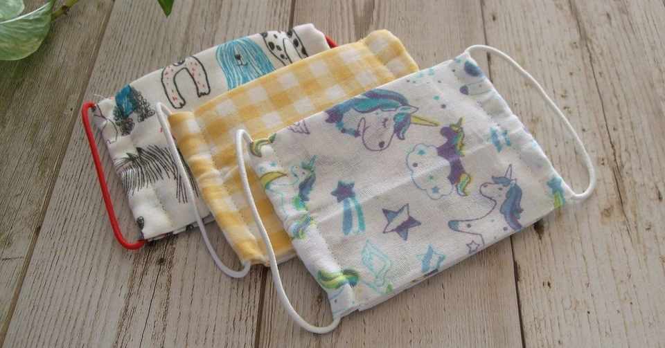 初心者でも簡単 子ども用フラットタイプマスクの作り方 たけくま Note