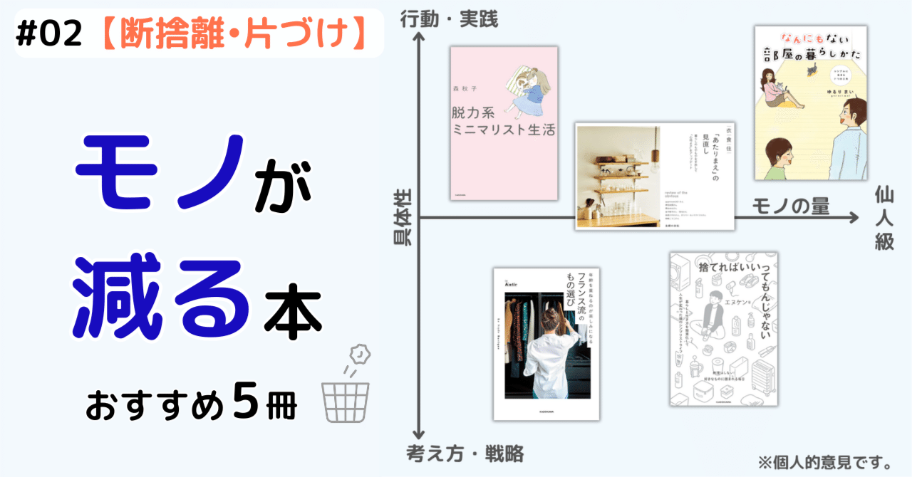 02 断捨離・片づけ｜「誰かの正解」はもう不要！“ちょうどいい