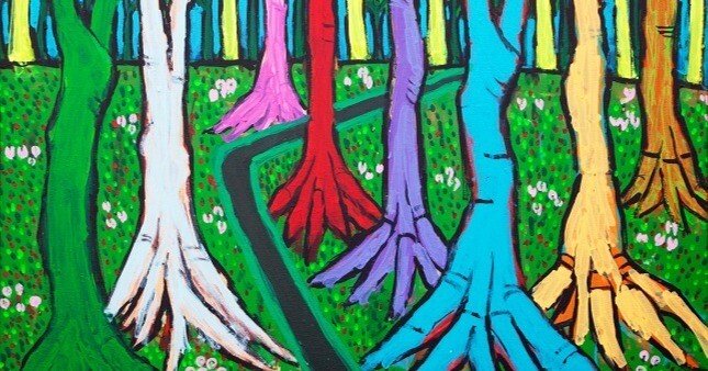 油彩画 飛鳥童 あすか わらべ 草原のライオン「Hunters」原画 油彩画 飛鳥童 あすか わらべ 草原のライオン「Hunters」原画