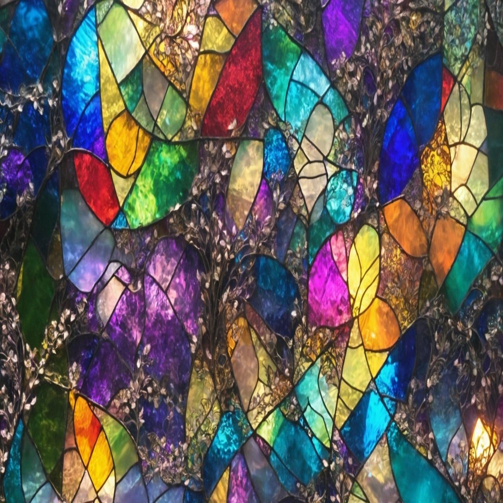 ステンドグラスのAI画像｜N.Atsume(AIアート)
