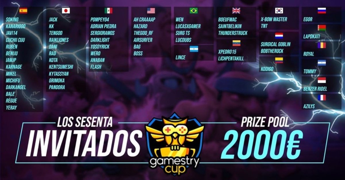 クラロワ | #GamestryCup2 | (1)大会概要・1次予選結果・出場72