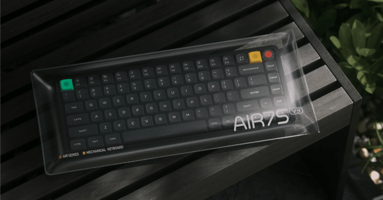 NUPHY NuPhy Air75 V3メカニカルキーボード・JIS・Blush nano軸(静音