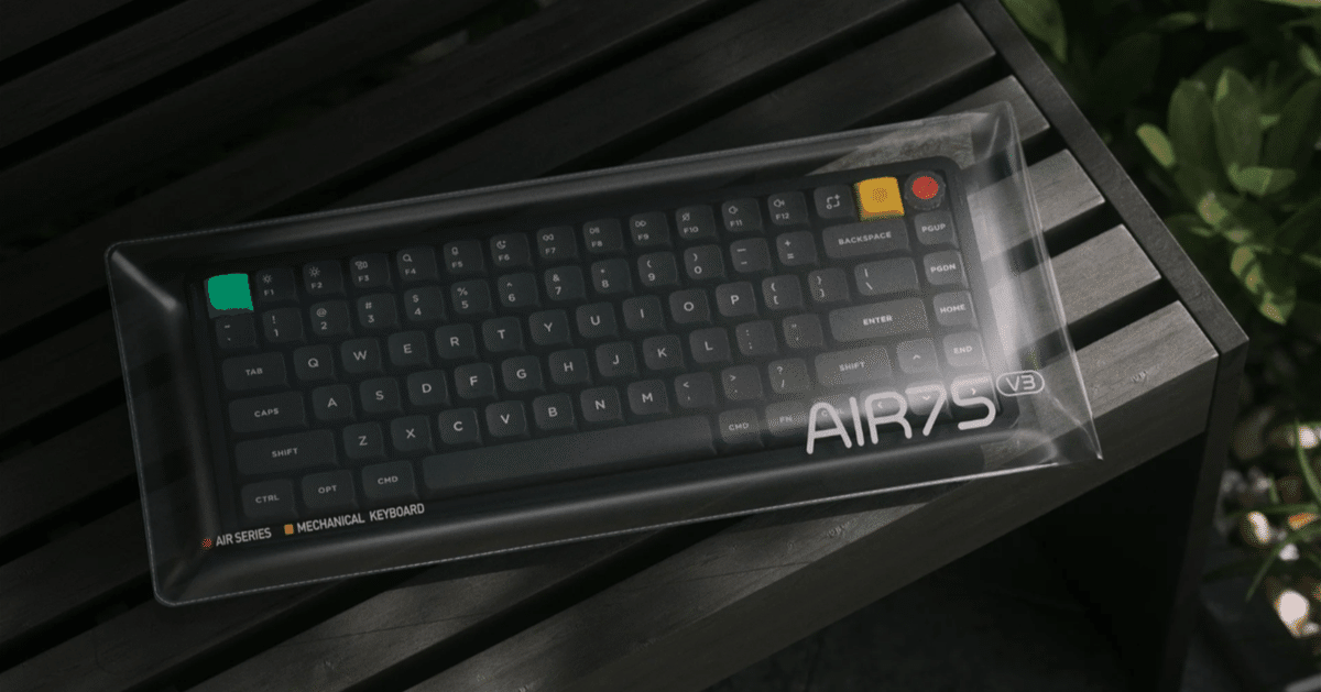 実は予約入れちゃってました：NuPhy Air 75V3｜たけ＠公式