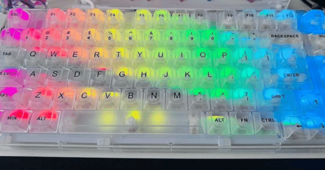 キーボードが綺麗だと嬉しい｜banka