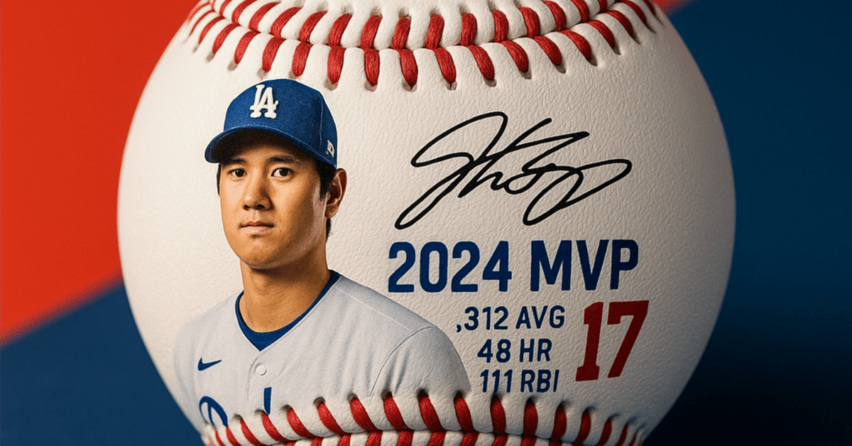 大谷翔平 2024 MVP記念ボール｜史上最強のコレクターズアイテム
