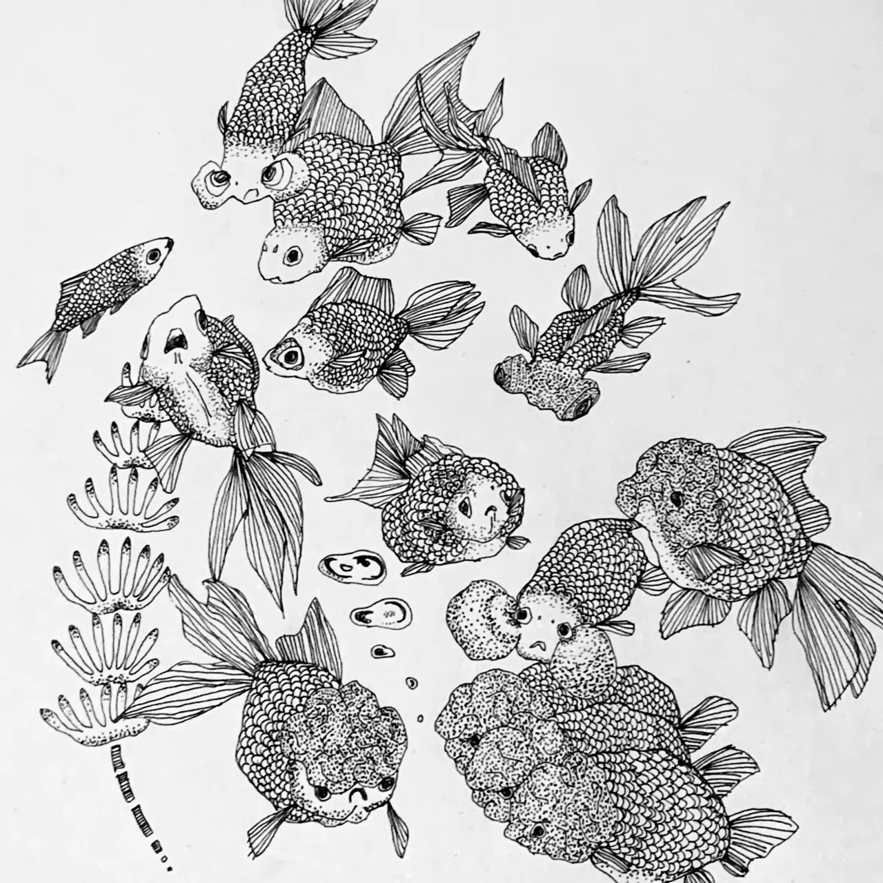 金魚の絵 振り返りと分析①｜千尋