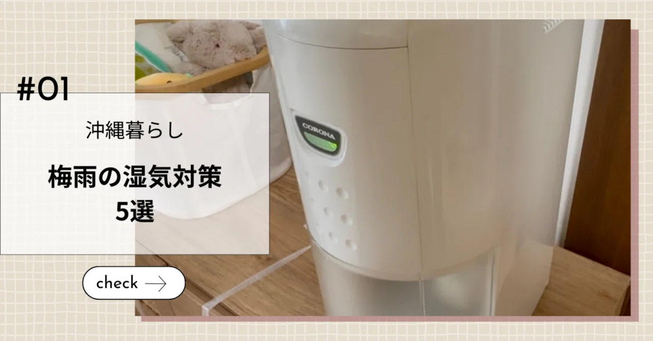 梅雨がつらい沖縄暮らし| 移住家族の湿気&カビ対策｜nanami 〻 沖縄移住
