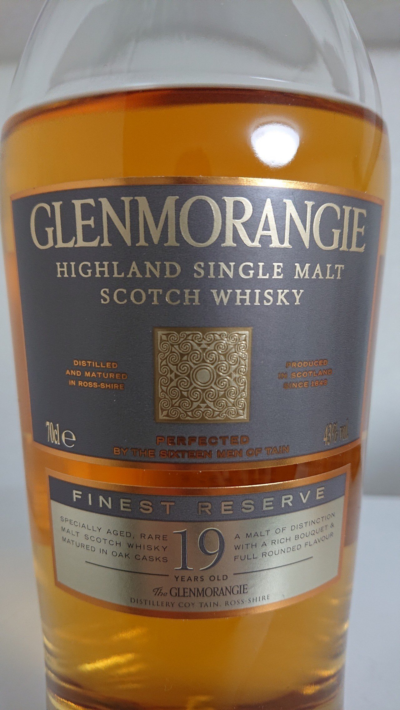 No.9】グレンモーレンジ 19年 ファイネストリザーブ 43%｜okeji