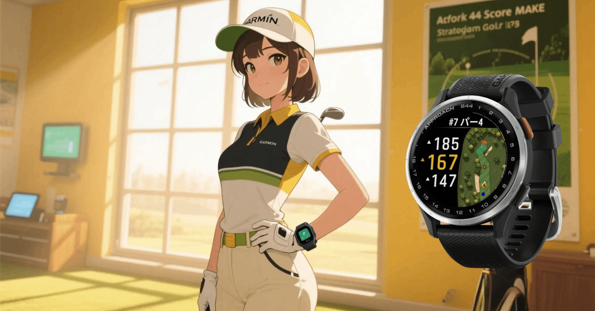 Garmin approach S44 ゴルフウォッチ Garmin Approach S44 GPS Golf Watch - Carl's Golfland