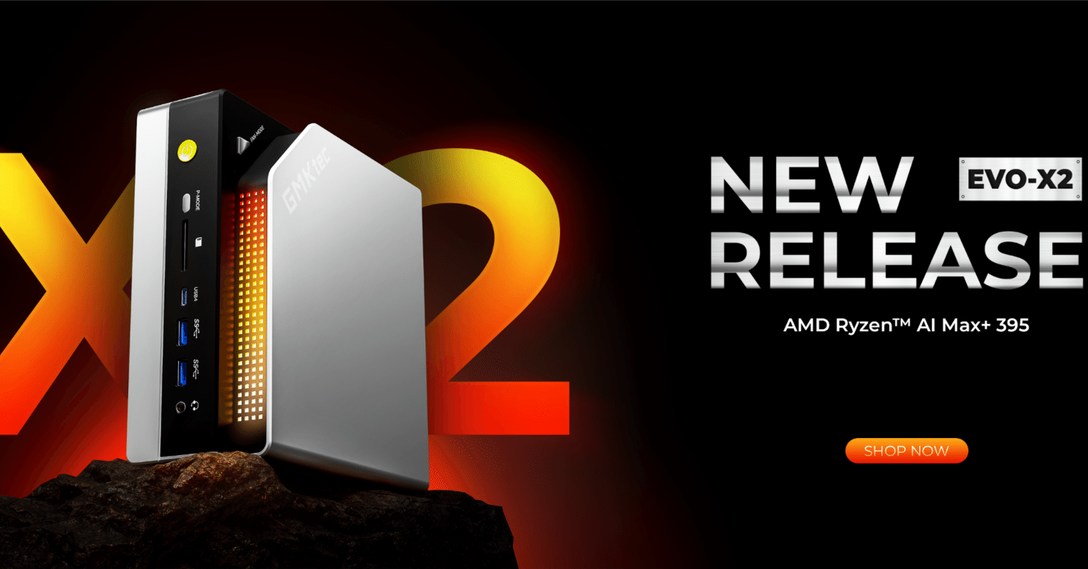 GMKtec、COMPUTEX 2025でEVO-X2を発表：Ryzen AI Max+ 395を搭載した
