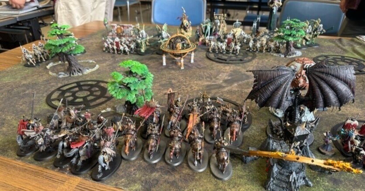 ウォーハンマーAoS4版】StD vs オシアーク 3000ptバトルレポート