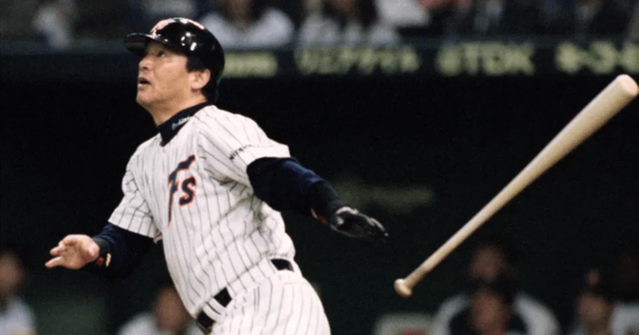 ラスト1本！ 落合博満バット 98年現役最終年 / 日本ハムファイターズ 1998年 日本ハムファイターズ(2位)｜どいがき