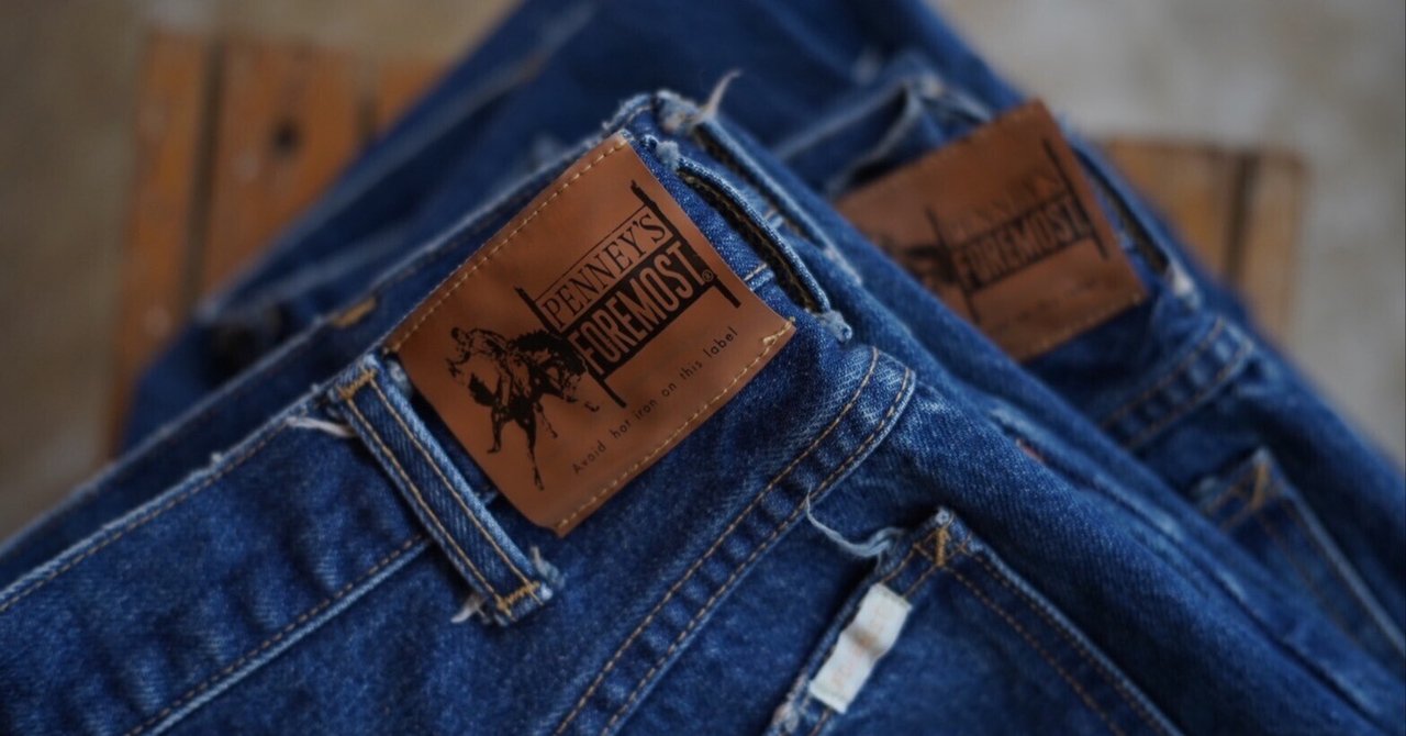 50s フォアモスト 濃紺 片耳デニム リペア無 フルオリジナル W92