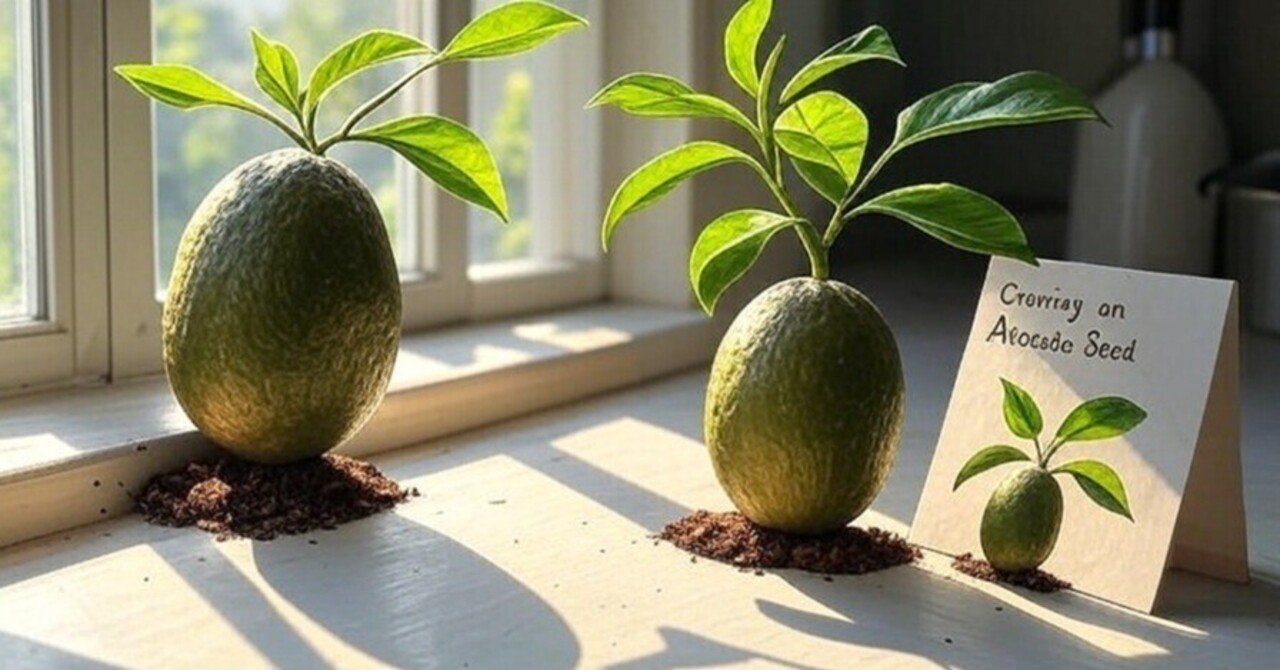 園芸】アボカドの種を育てています！随時更新中｜Crusoe