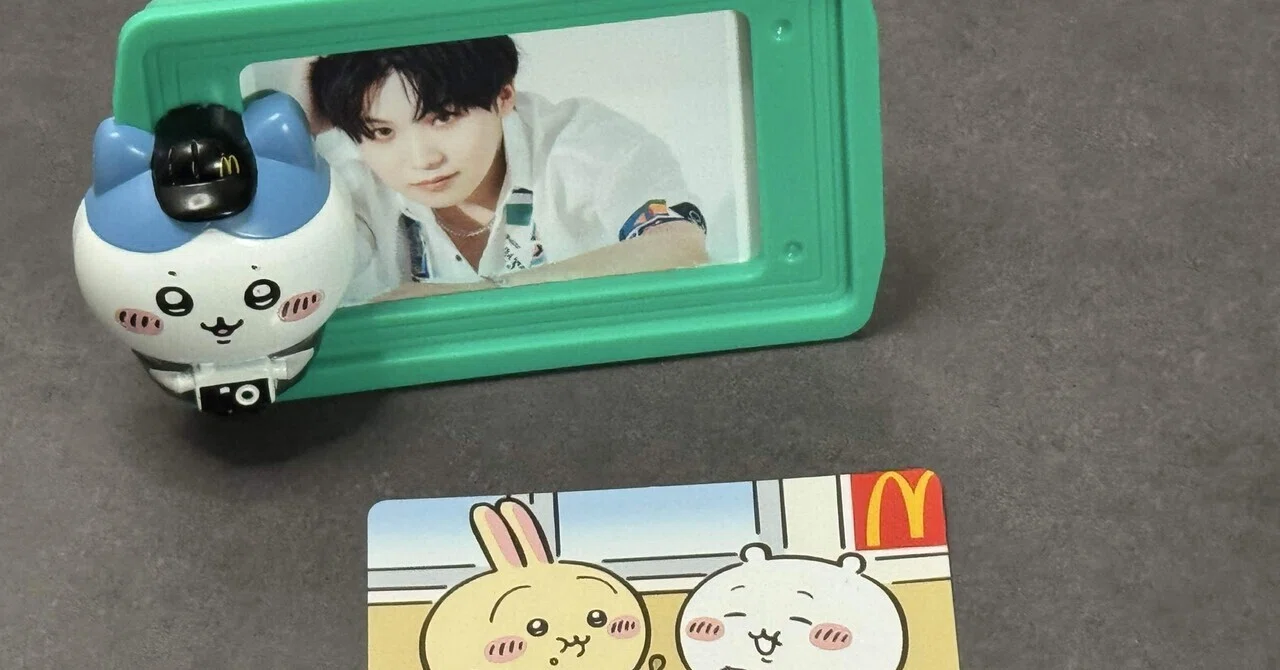 ちいかわハッピーセットのフォトフレームに入る写真サイズは？コンビニ 