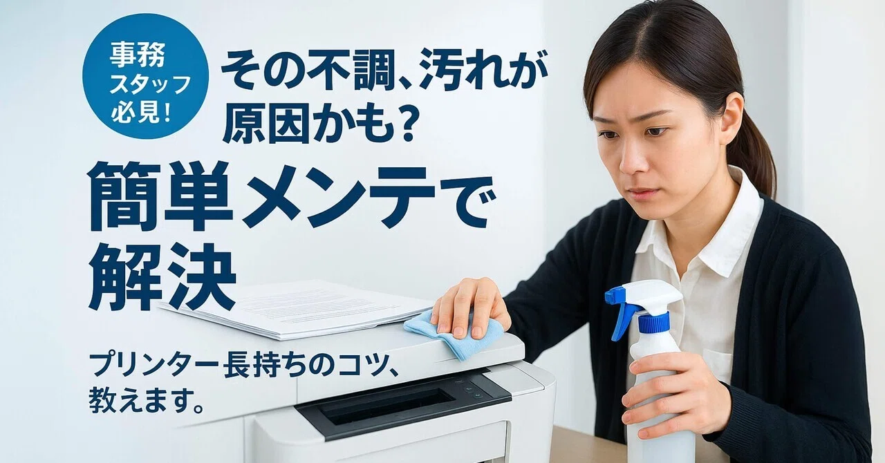 プリンター長持ち術！簡単清掃とメンテで寿命UP｜中古パソコン屋の 