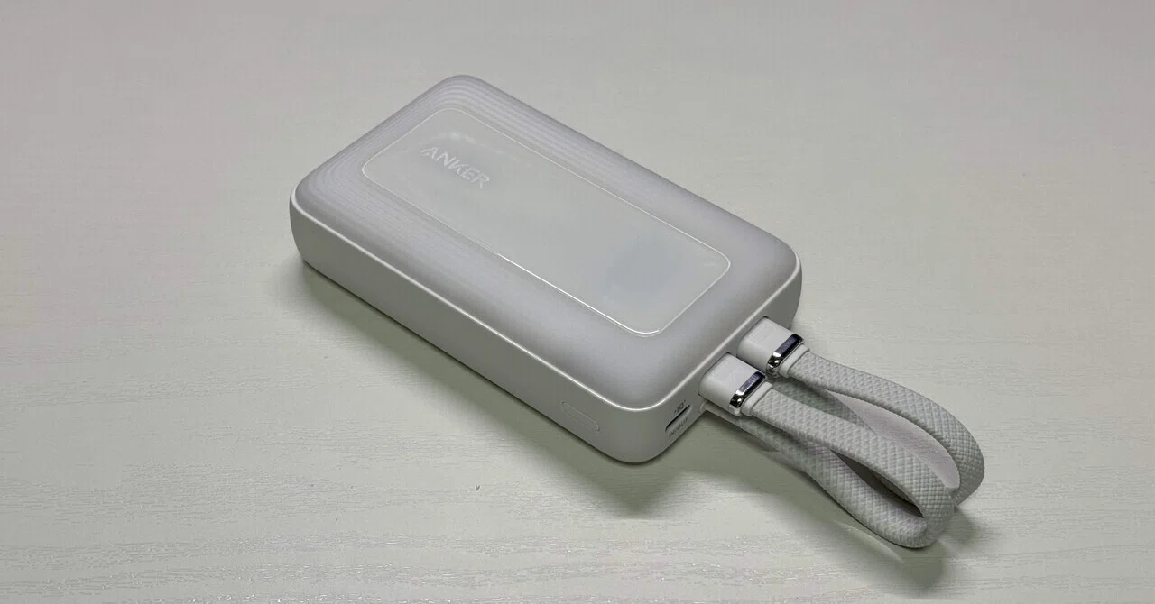 Anker Zolo Power Bank (10000mAh, 35W, Built-In Dual USB-Cケーブル