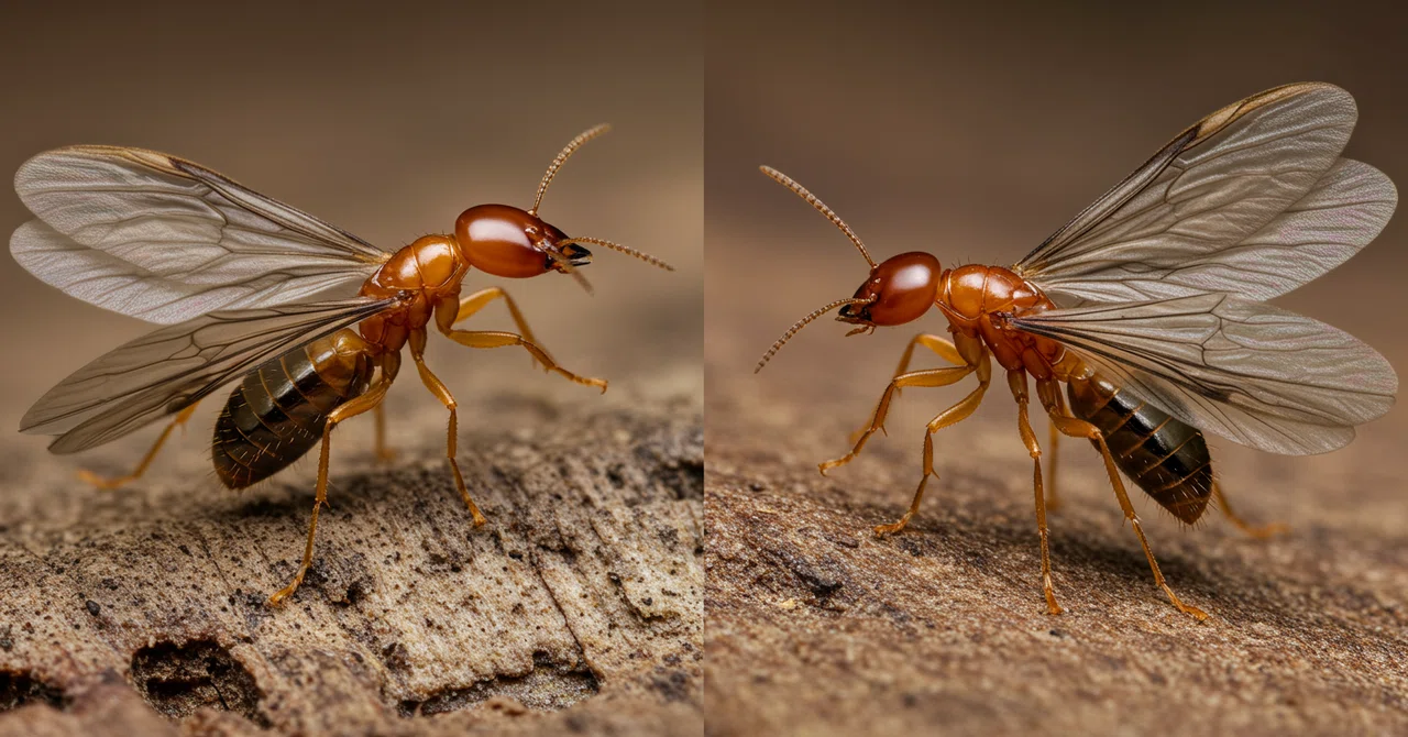 シロアリと羽アリの見分け方｜特徴と発見時の対処法｜ムシマル