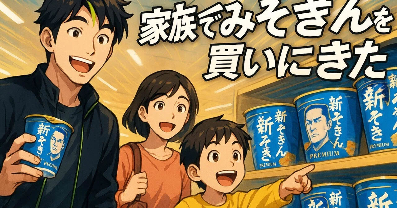 家族で新みそきんを買いに行った日｜Miccell(ミクセル) / 人生を楽しむ