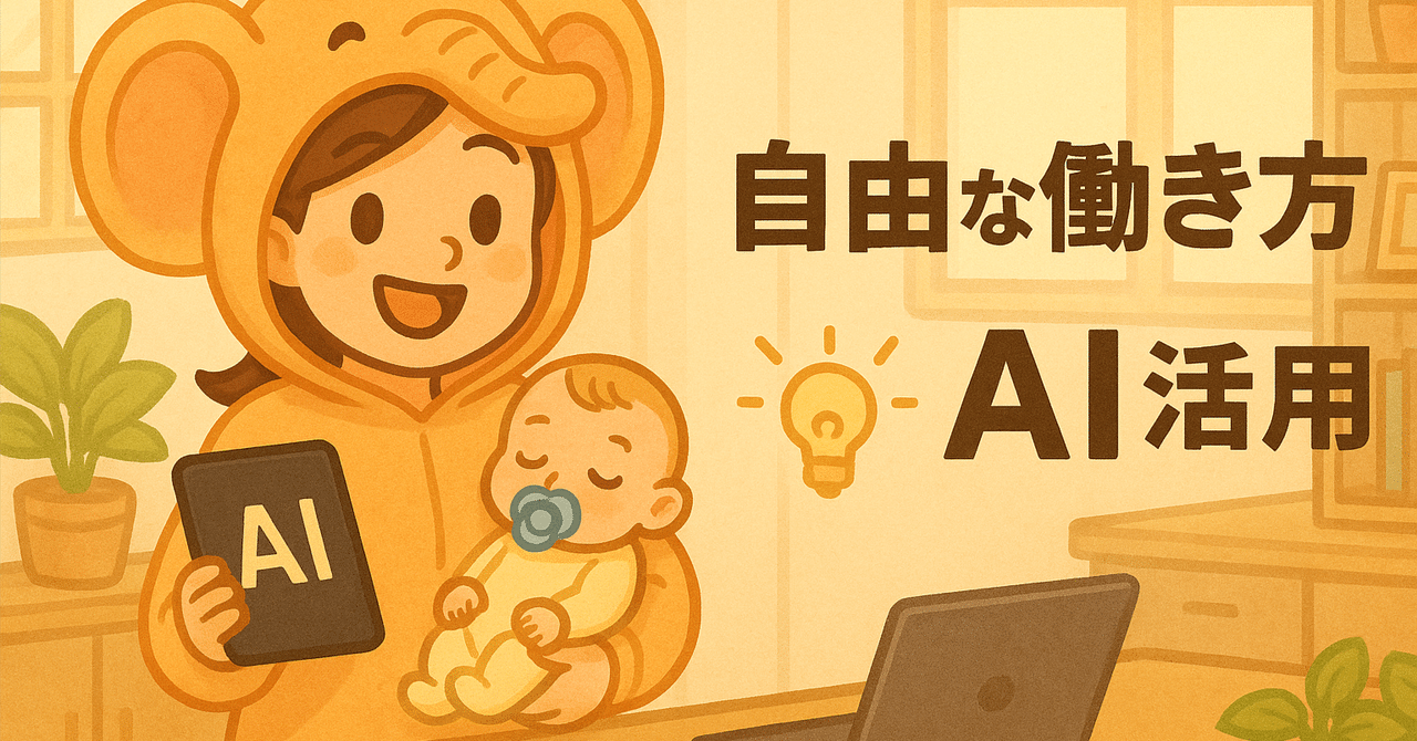 “時間の自由”と“裁量”を両立したいママに、ベンチャーという選択肢ぱおんベンチャー勤務ママ（育休中）AI活用