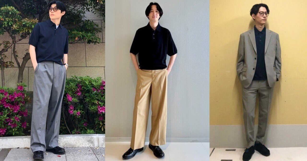 大人ユニクロ】ウォッシャブルニットポロセーター半袖「ブランド