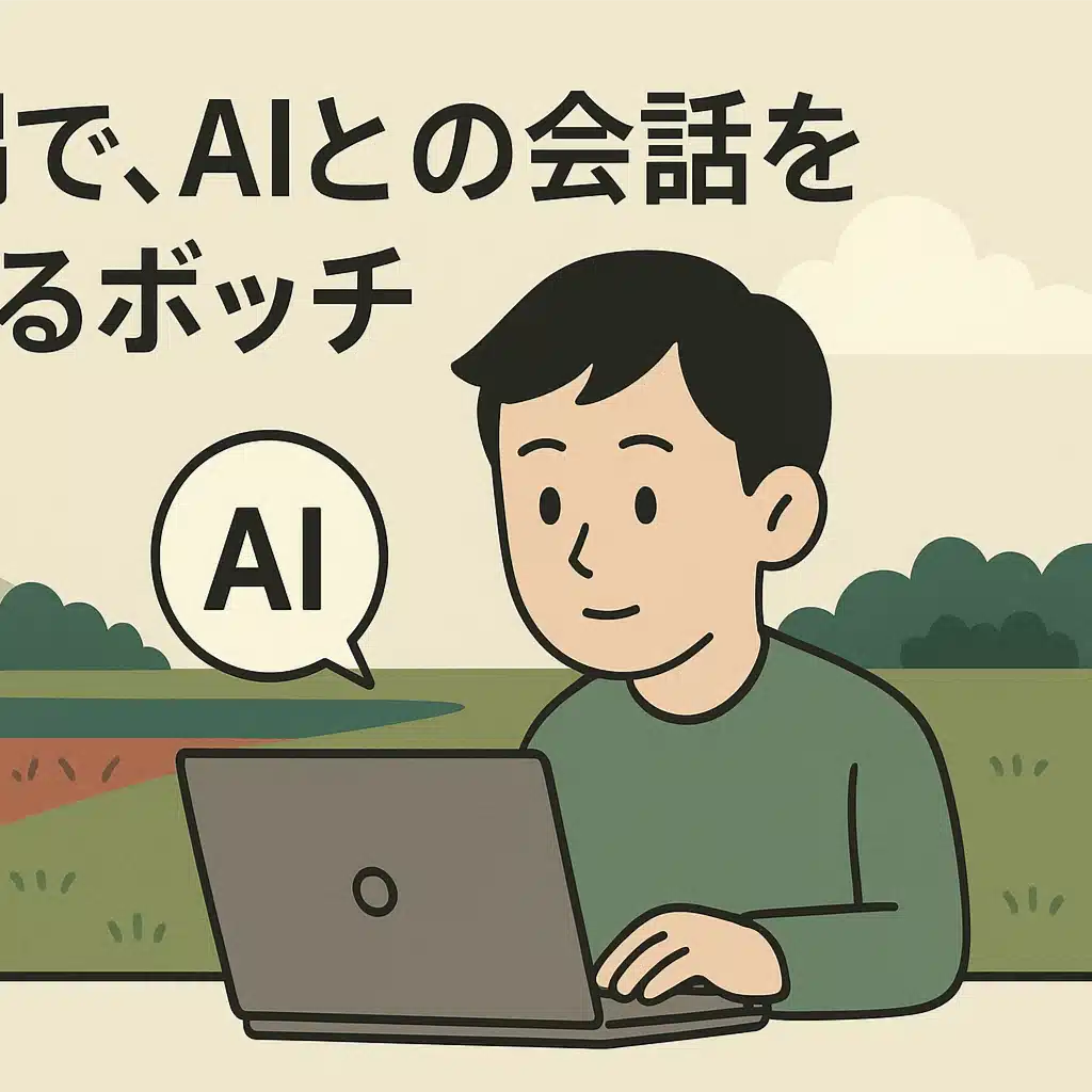 田舎の片隅で、ＡＩとの会話を楽しんでいるボッチ