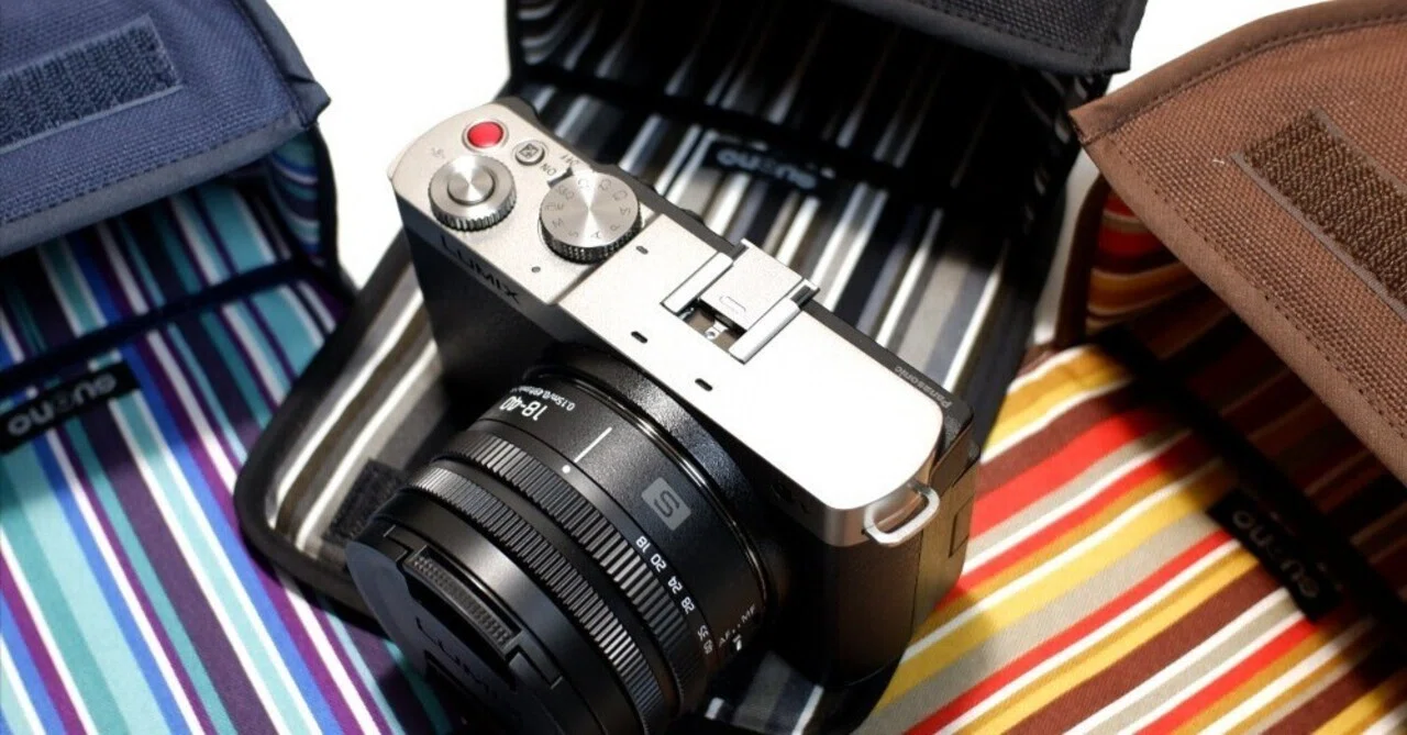 製品紹介] LUMIX S9 ケース 8号撥水帆布で作ったカラフルな専用ケース