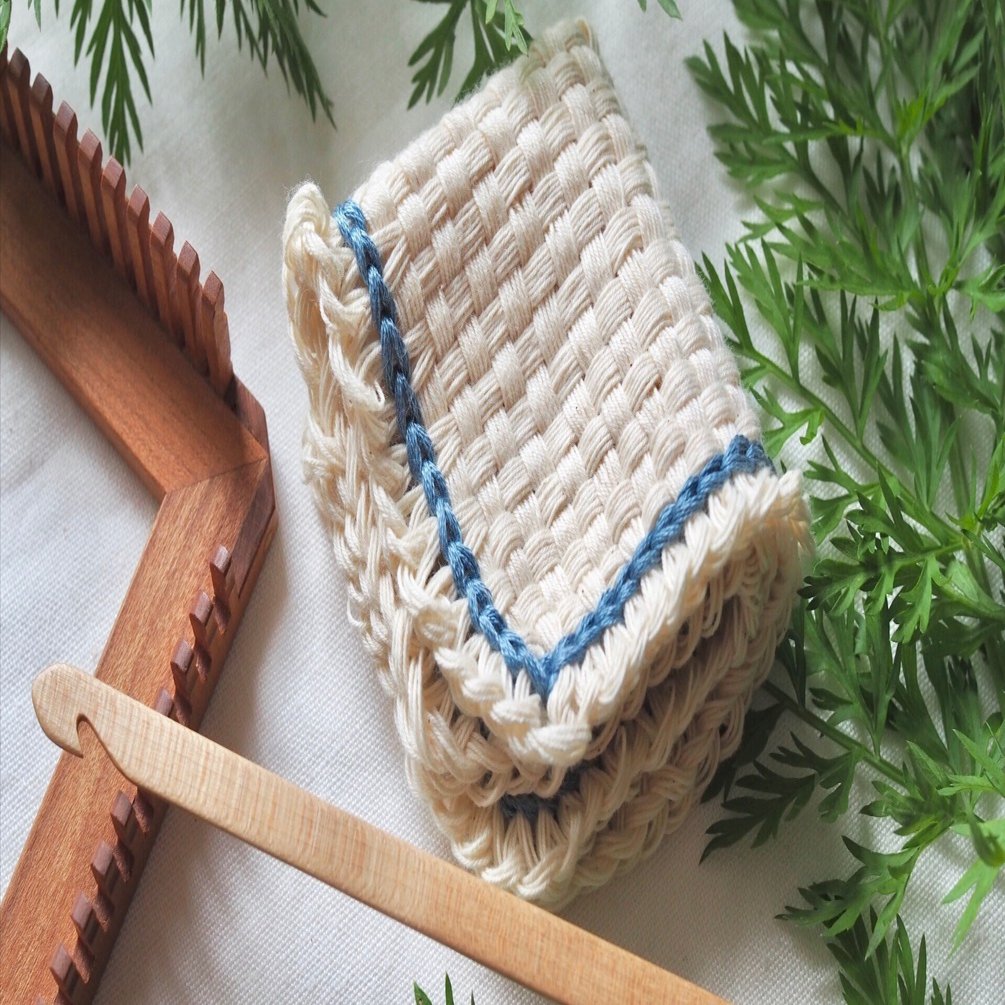 木製フレーム織り機で、優しい手織りの時間。｜nysta o gnola 糸花生活