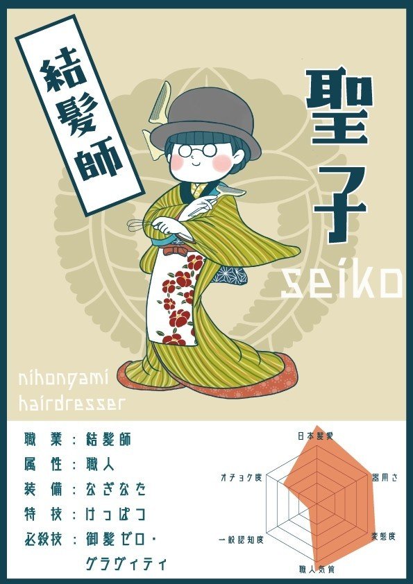 01 聖子 結髪師 和顔美人づかん Note 01 聖子 結髪師 和顔美人づかん Note
