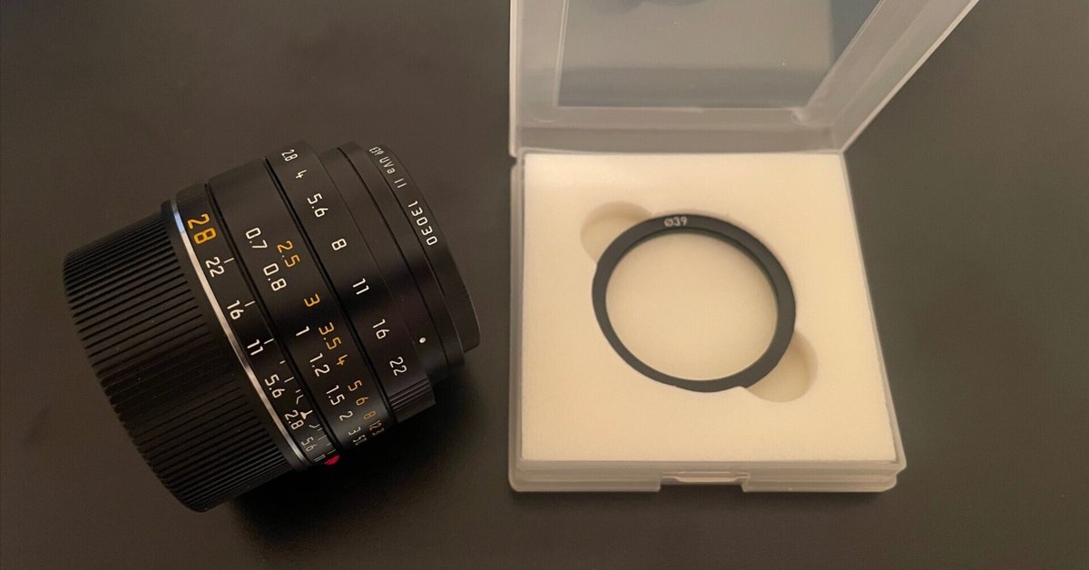 薄いレンズフィルターが届いた｜MOJA MOJA