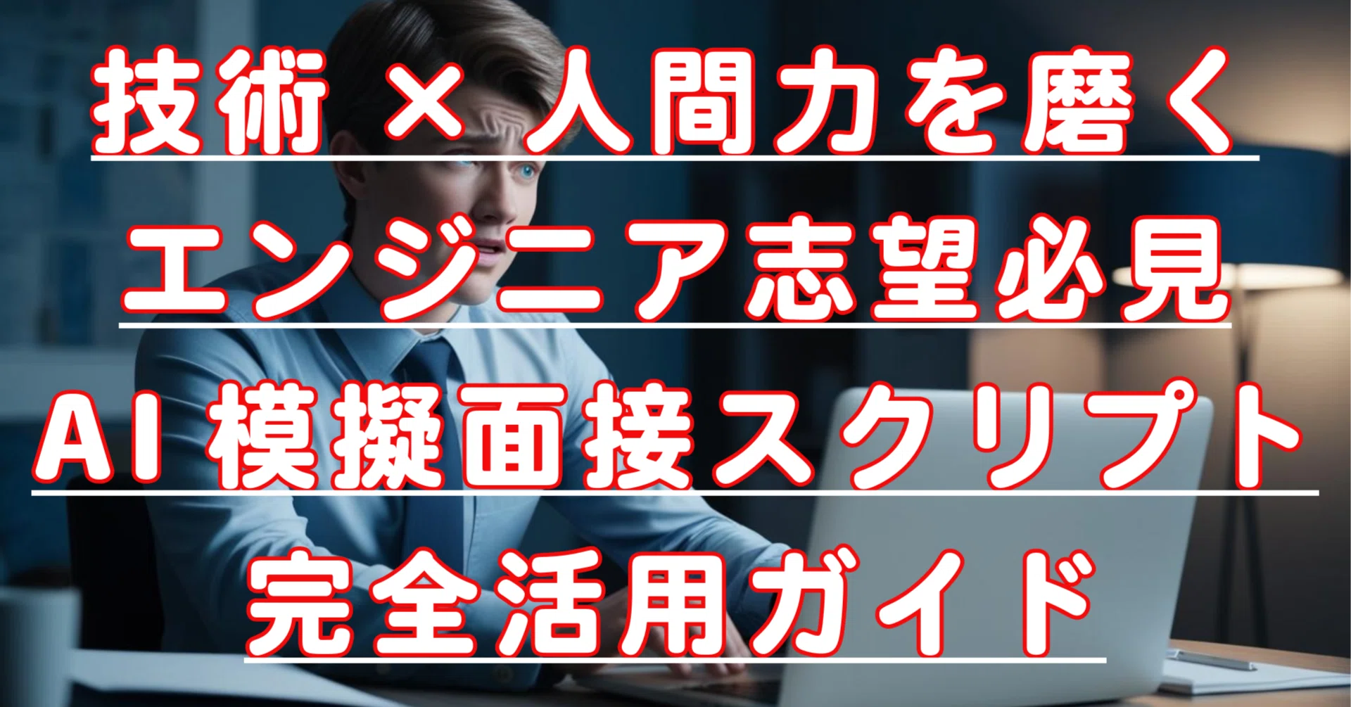 技術×人間力を磨く！／エンジニア志望の就活生必見：AI模擬面接