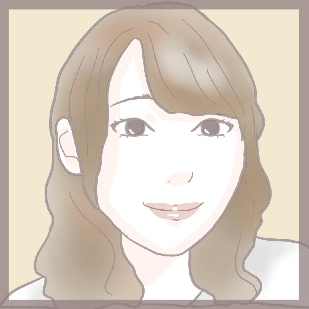 似顔絵のコツを教わりました！さっそく自分の顔を描いてみる…自分
