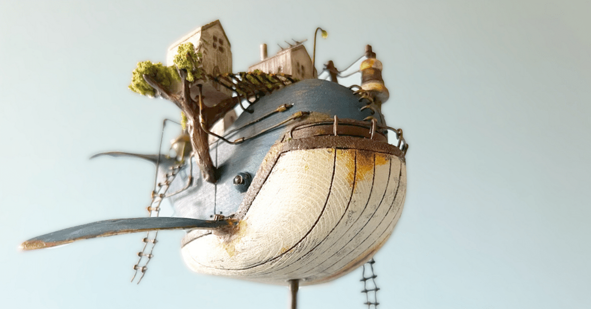 鯨で作られた 船 置物 幻のクジラ船｜jucon110