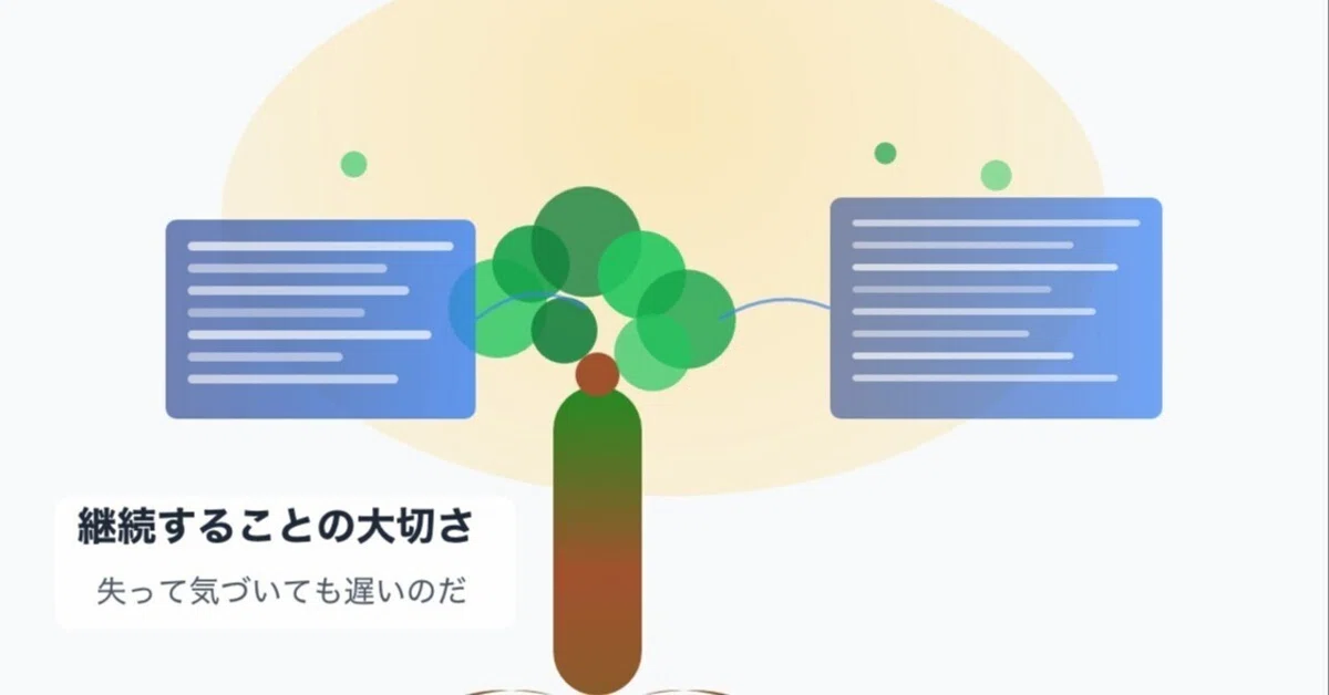 継続することの大切さー失って気づいても遅いのだ|Ozk