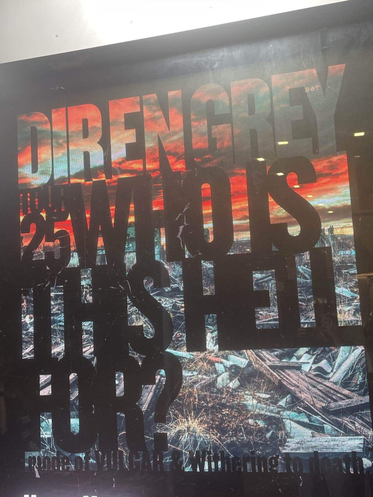 DIR EN GREY TOUR25 WHO IS THIS HELL FOR?@香港 遠征記 1/2｜オタク怪