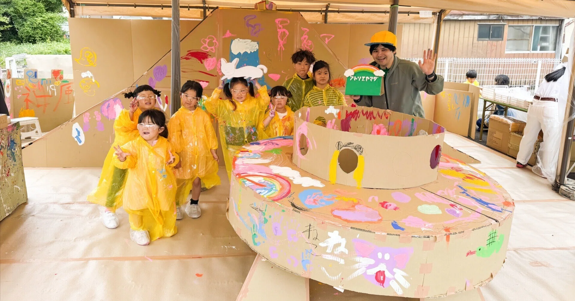 Event Report] 5/24 (Sat) Cardboard Modeling Painting in
