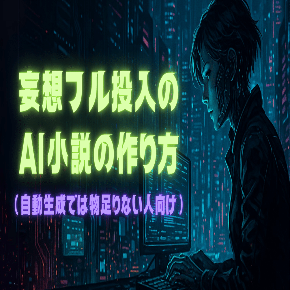 妄想フル投入のAI小説の作り方（自動生成では物足りない人向け）｜令五
