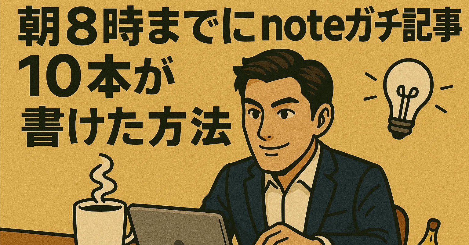 きょうたページ　8日迄 朝8時までにnoteガチ記事10本が書けた方法｜16万人改善の睡眠コーチ
