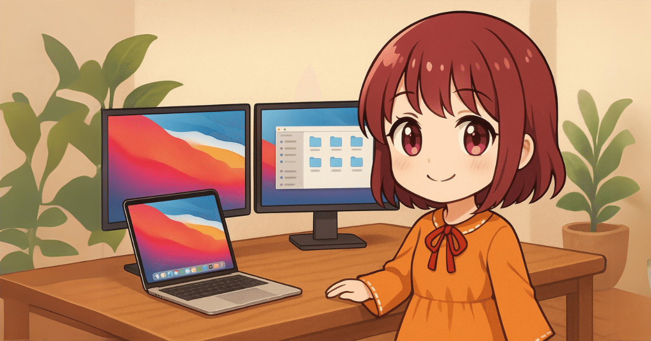 ドッキングステーション活用でMacBookで外部ディスプレイ3台運用！快適