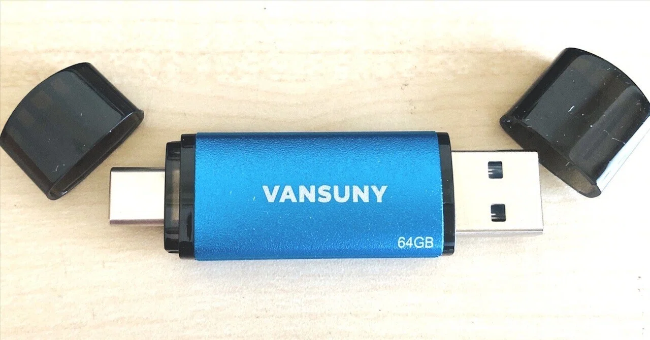 USB Flash Drive Review: VANSUNY U209-Blue-64G 64GB｜4cv Lab