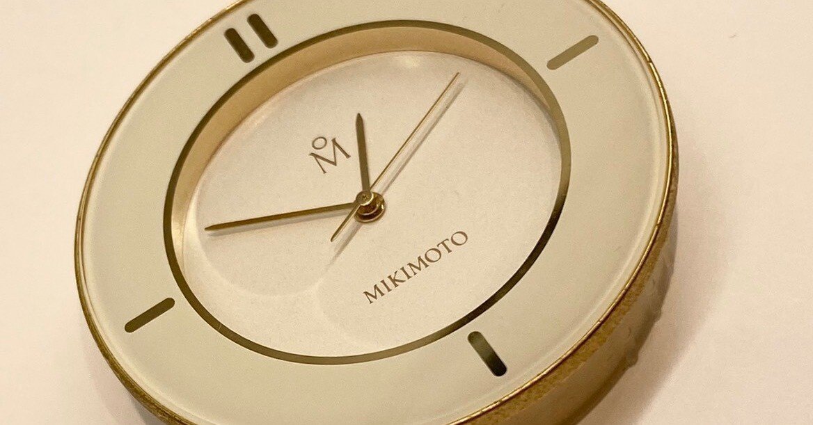 ミキモトの美しい置き時計が止まった？電池交換の方法と長く愛用