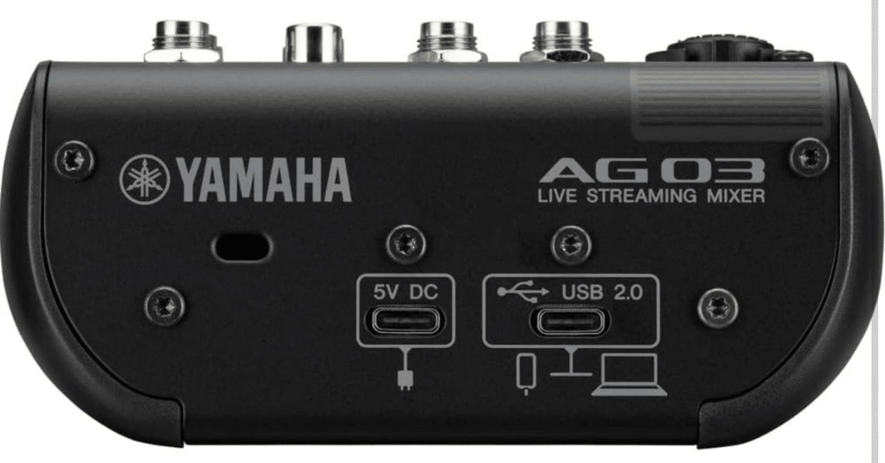 DTM・DAW YAMAHA AG-03 AG03MK2 3-Channel Loopback Audio USB Mixer - Yamaha USA