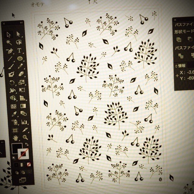 自然をモチーフにしたデザイン 思い描いていたものがスムーズに作れて嬉しかった作品 デザイン イラスト Osso グラフィックデザイナー ナレーター デザイン フォト Note