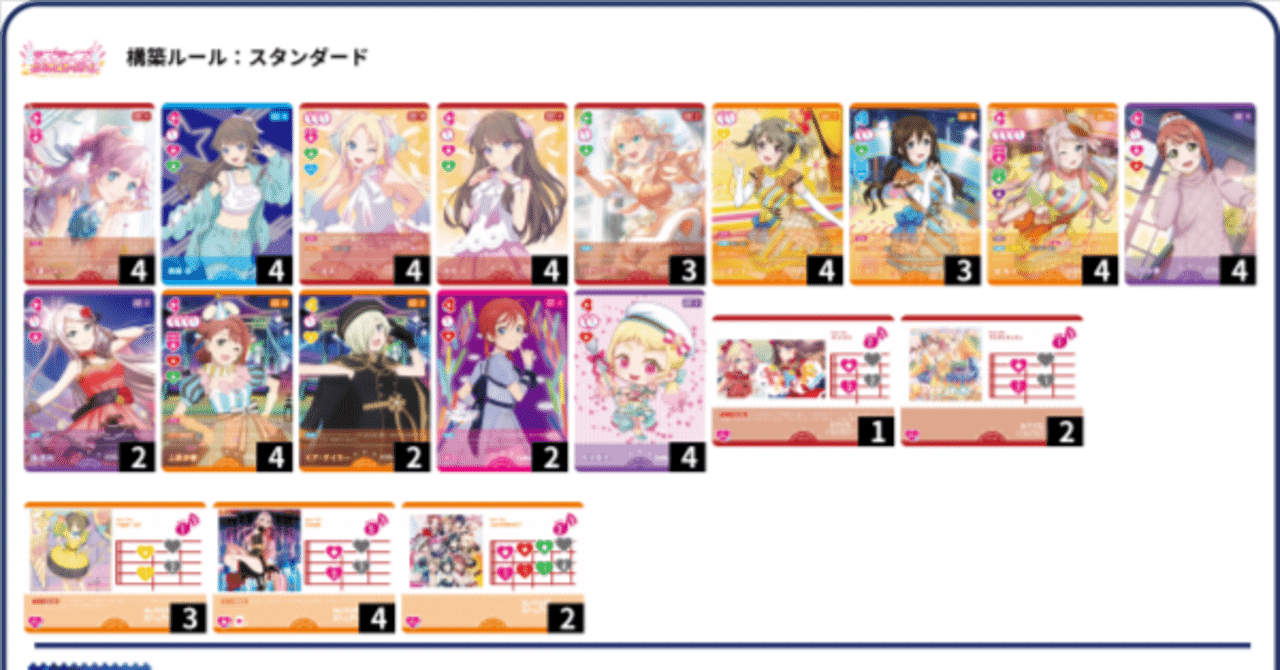 自分用備忘録】ラブカ ファンミ振り返り（使用デッキと大会結果