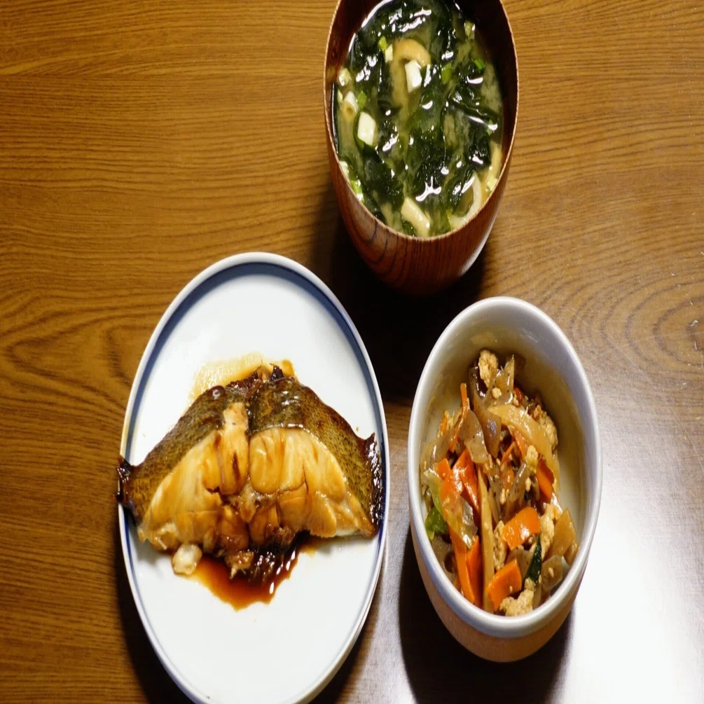 ヒラメ の 煮付け