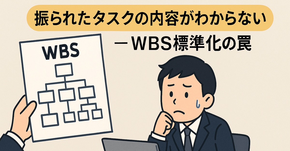 振られたタスクが意味不明 — WBS標準化の罠 #PM奮闘記8｜HAS