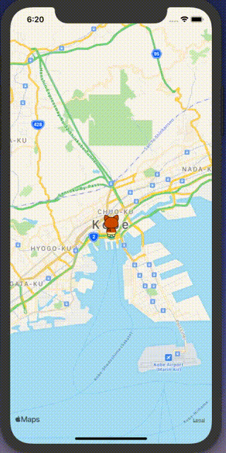Iosアプリ習作 地図上のアノテーションをアニメーションさせる Usutani Note Iosアプリ習作 地図上のアノテーションをアニメーションさせる Usutani Note