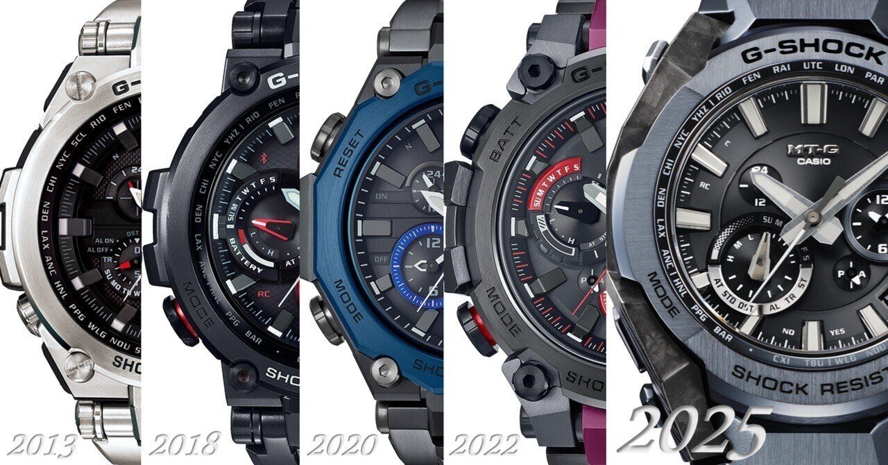 樹脂とメタルを融合させた人気シリーズ”MT-G” 5度目の革新！耐衝撃